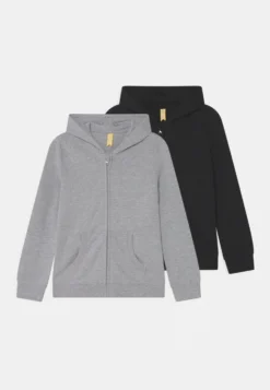 Friboo Hoodie 2 PackFelpa Con ZipBlack/Light Grey Bambini Pullover & Cardigan F5724K02L-Q11
