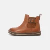 Friboo Leather Booties - Stivaletti - Cognac