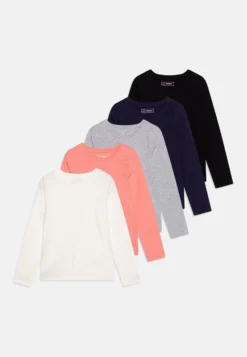 Friboo 5 PackMaglietta A Manica LungaMulti-Coloured/Pink/Blue Bambini T-shirt & Top F5723G077-T11