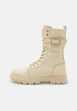 Friboo LeatherStivali Con I LacciOff-White Bambini Stivali F5713J05I-A11